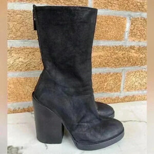 Haider Ackermann back zip bootie size 40/9